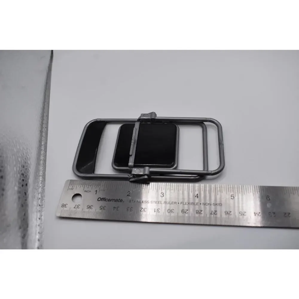 Mini Folding Chair Phone Stand, Black & Silver Novelty Holder